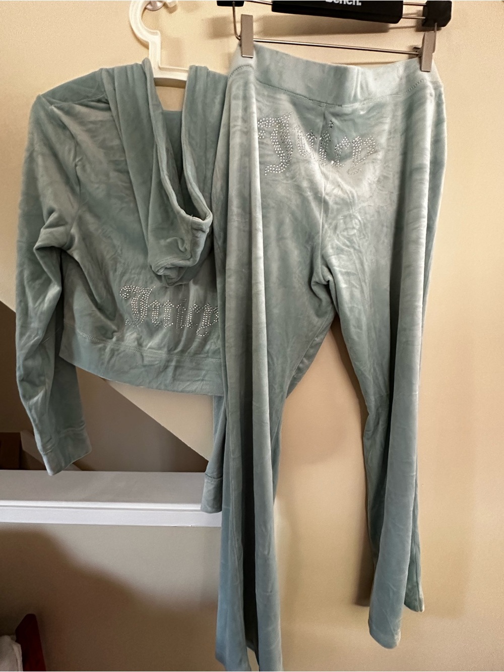 Juicy Couture Light Blue Velour Tracksuit